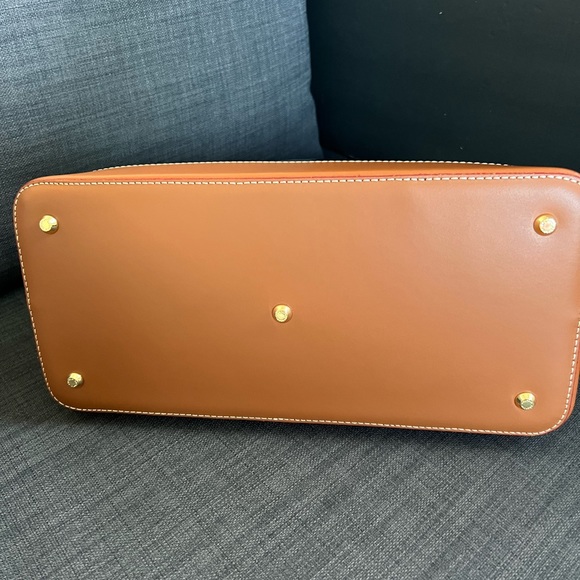 NWT ARCADIA PATENT LEATHER SATCHEL HANDBAG PURSE - Picture 6 of 11